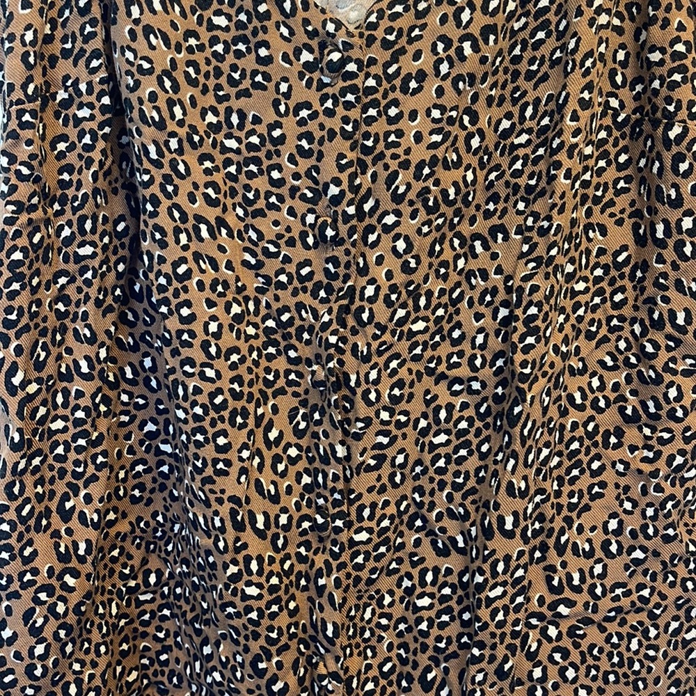 Good Threads - Animal Print - Button Front Tank -… - image 3